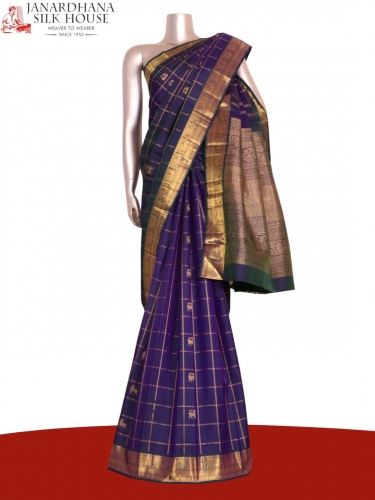 Pure Handloom Kanjeevaram Silk Saree
